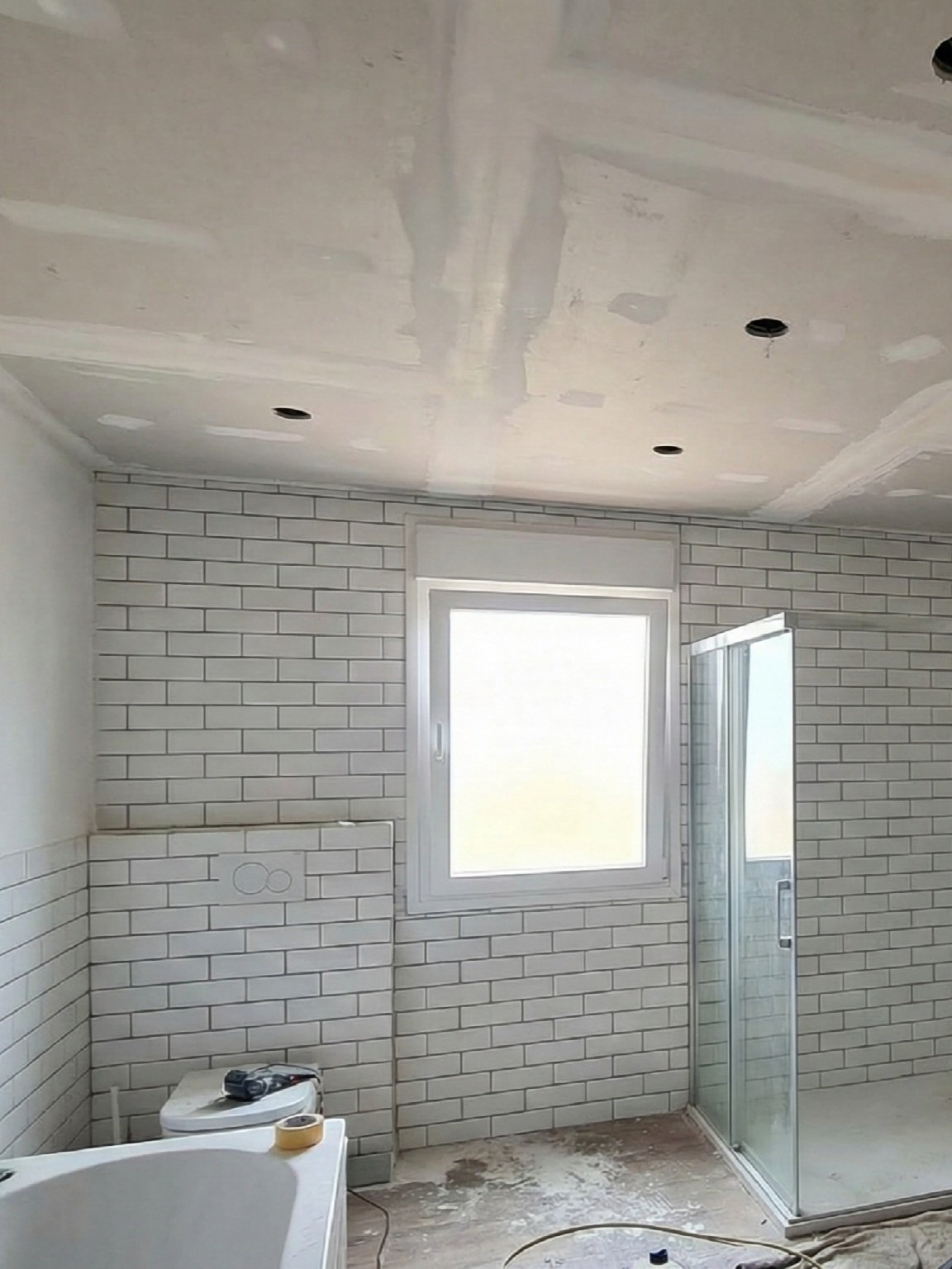 Techos de pladur para un cuarto de baño