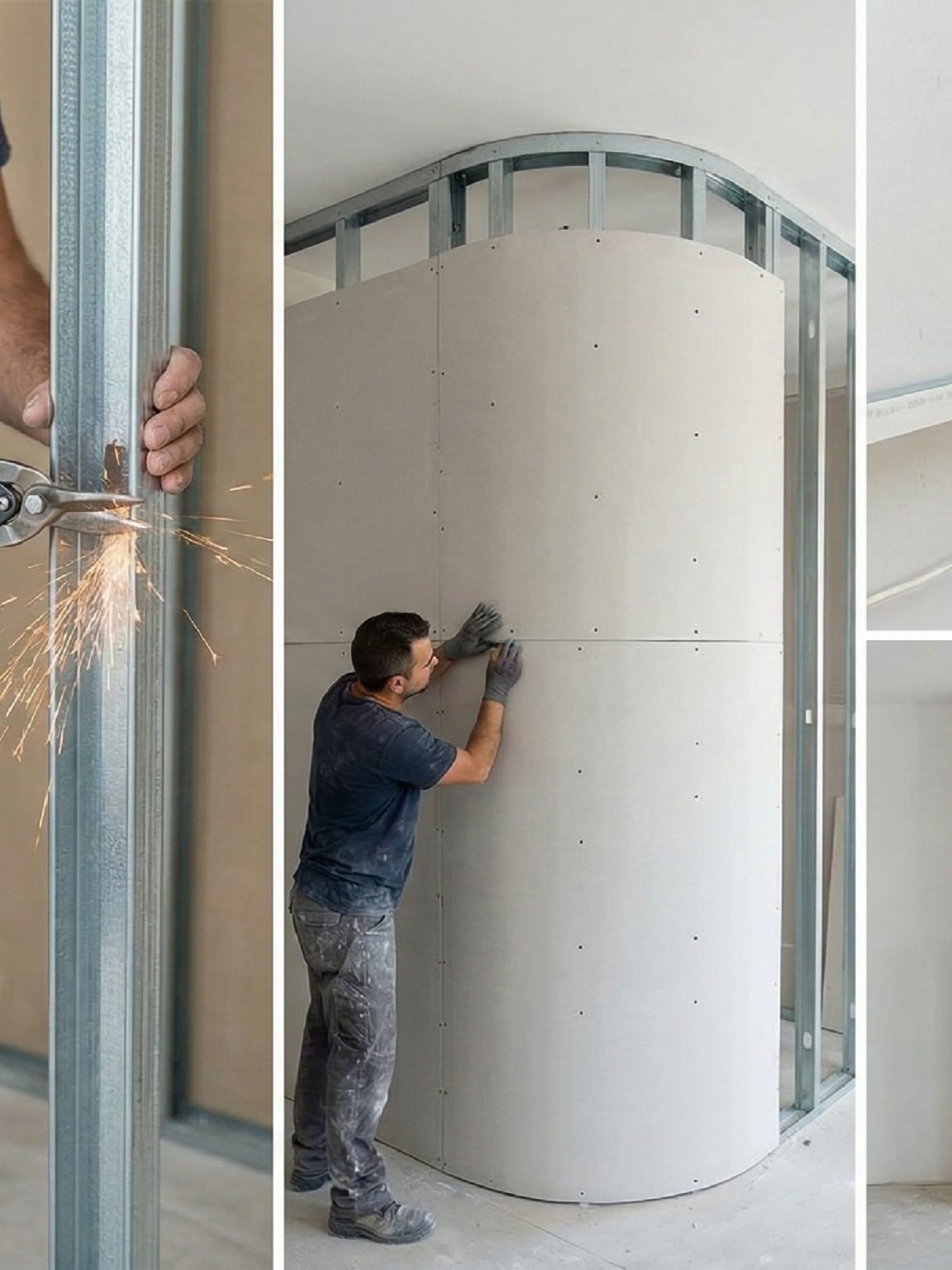 Tabiques divisorios en pladur sin obra